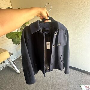 A&F Women's Navy Jacket